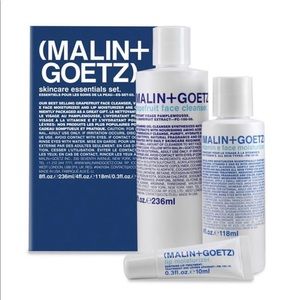 Malin + Goetz skincare essentials set